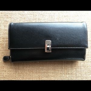 New Black Leather Wallet.